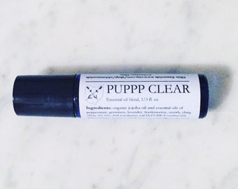PUPPP relief- PUPPP Clear All Natural Essential Oil Blend 10mL roller ball