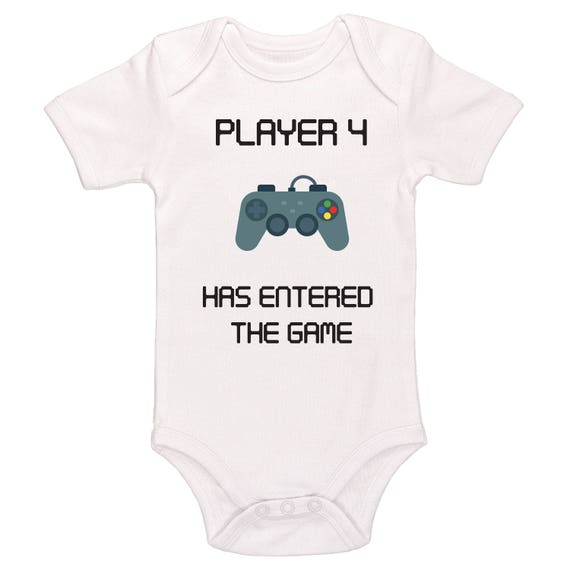 Player 4 Has Entered the Game Baby / Toddler Bodysuit Cute | Etsy