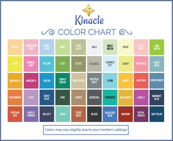 Baby Food Color Chart