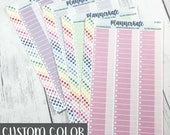 CLR-2 || Custom Color Budget / Bill Planner Stickers for Planner (7x9 Planner) (S-981) photo