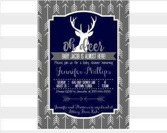 Oh Deer Baby Shower Etsy