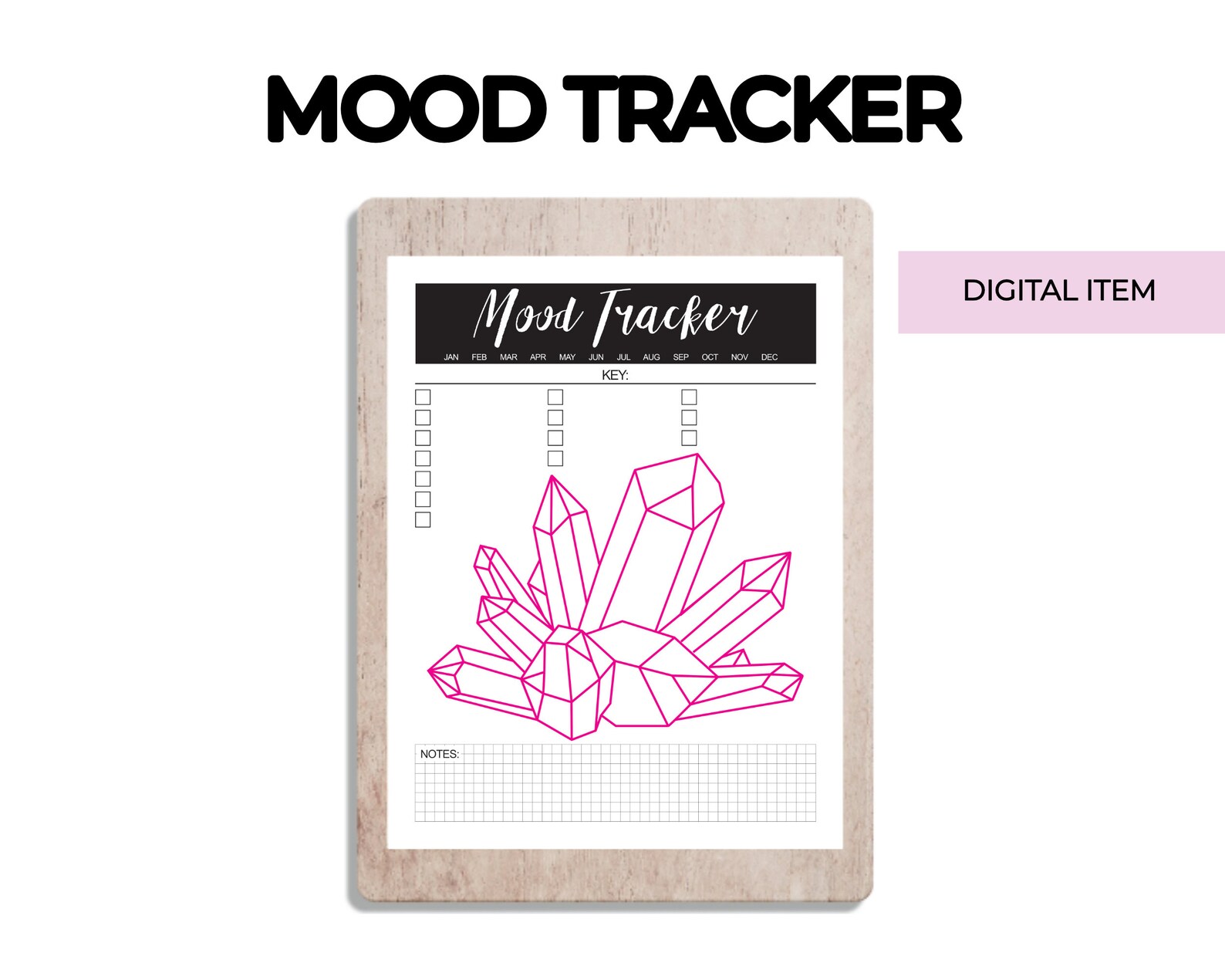 Printable Mood Tracker Health Tracker Mood Tracker Daily - Etsy