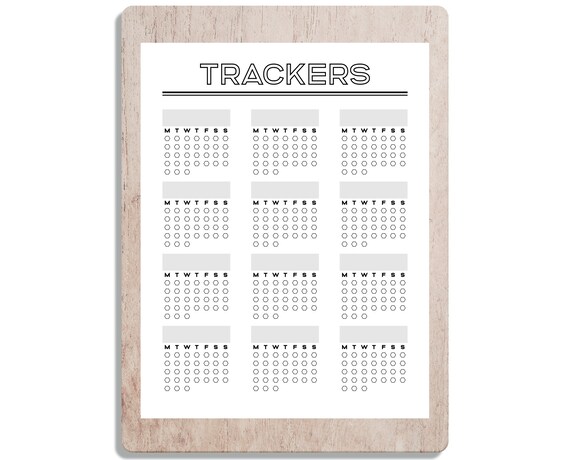 It is a picture of Monthly Habit Tracker Printable in monthly expense It is a photo of Monthly Habit Tracker Printable in monthly expense