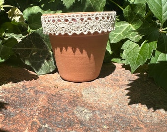 Darling Handmade Brand New Miniature 2.5 Inch Terra Cotta Pots