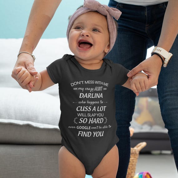 Recién Nacido Playeras Personalizadas Para Sobrinos Body De Bebé