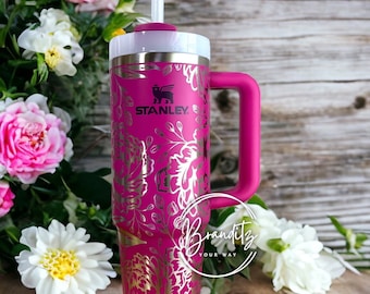 Fucsia - Peonía - Vaso Stanley Adventure Quencher H2.0 FlowState de 30 oz y 40 oz