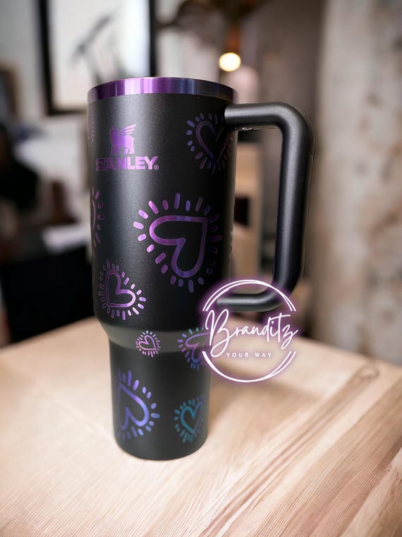 LIMITED EDITION - Stanley Black Chroma - Custom Design - Stanley 30oz and  40oz Adventure Quencher H2.0 Flowstate Tumbler - Etsy