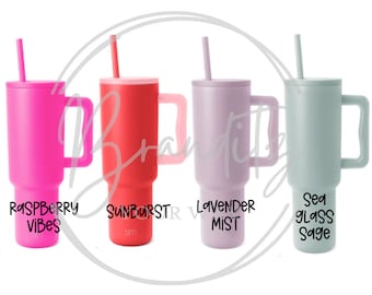 Custom Order - 40oz Simple Modern - Laser Engraved