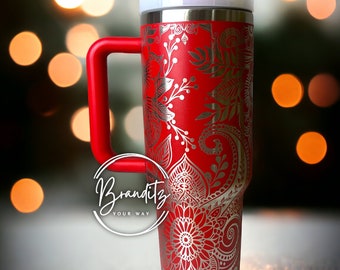 Hennatattoo/-mandala - 40oz rood - algemeen merk