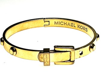 michael kors gold belt bracelet