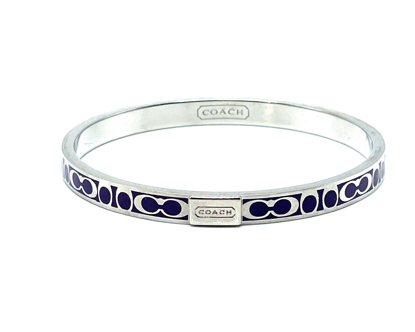 Coach hotsell silver bangle
