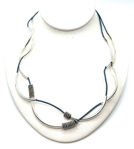 Lizzie James Convertible Necklace Bracelet Teal L… - image 1