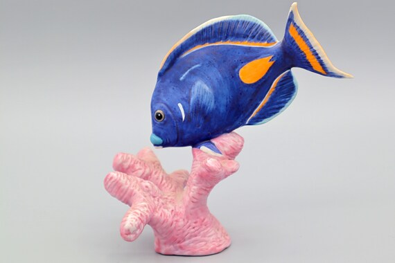 6 poisson animal mer figurine en plastique jouet enfant pas cher 