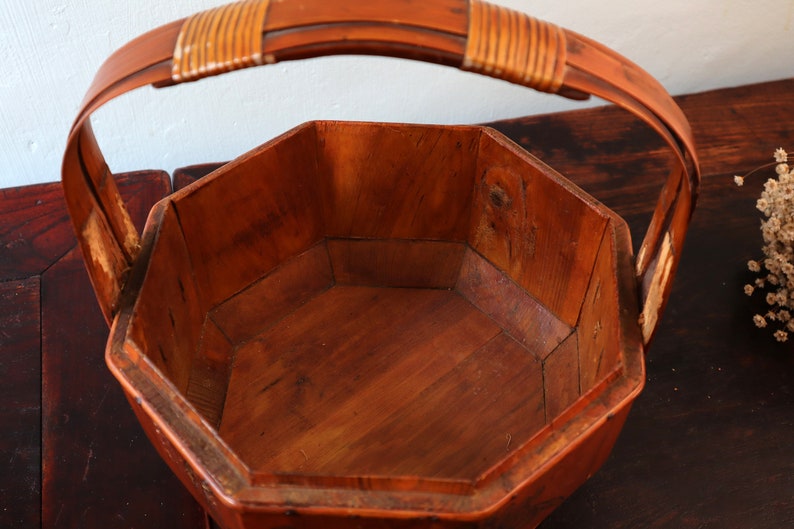 Late 19th Century Lacquered Chinese Picnic Basket Antique Etsy