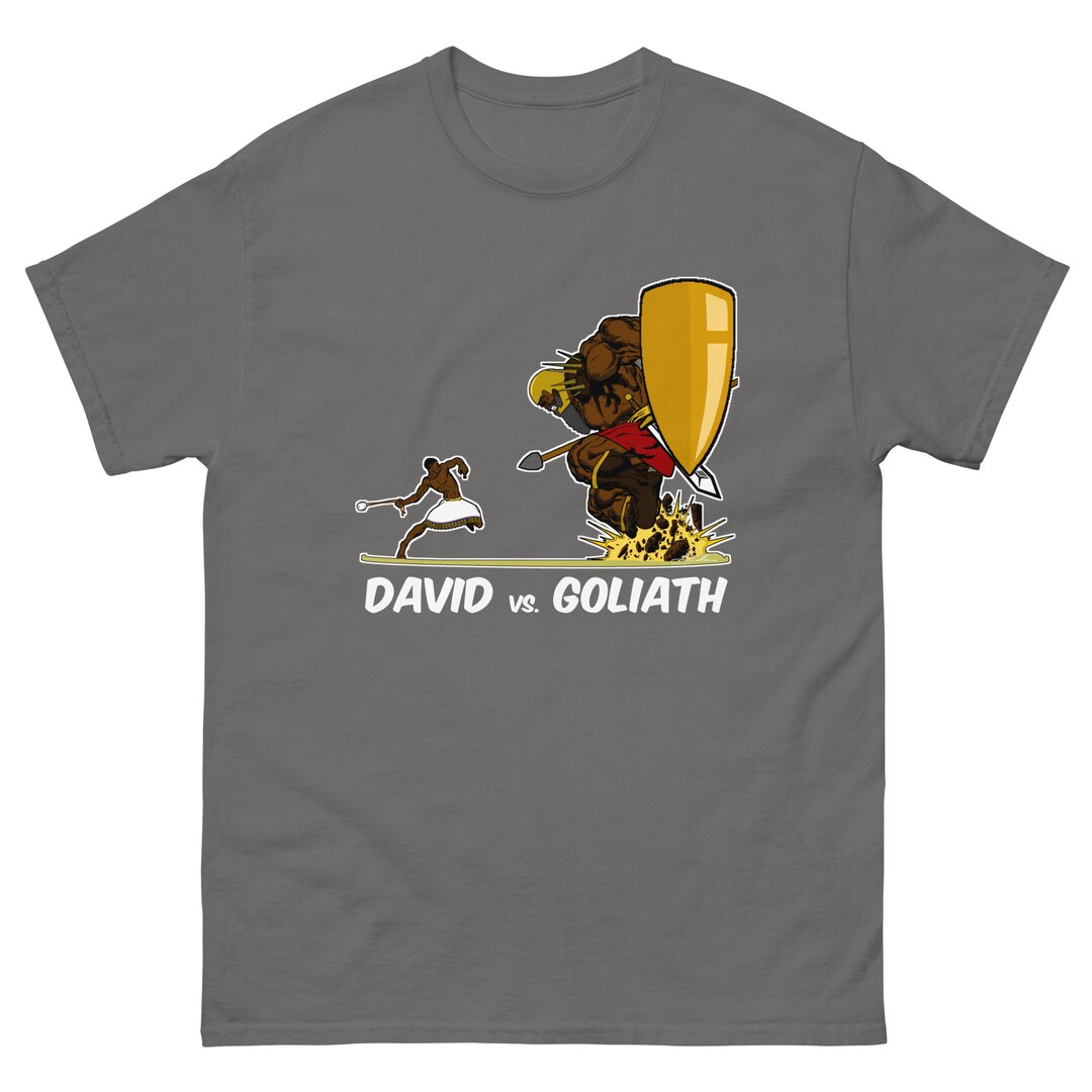 David and Goliath Unisex T Shirt Hebrew Israelite T Shirt Hebrew Shirts