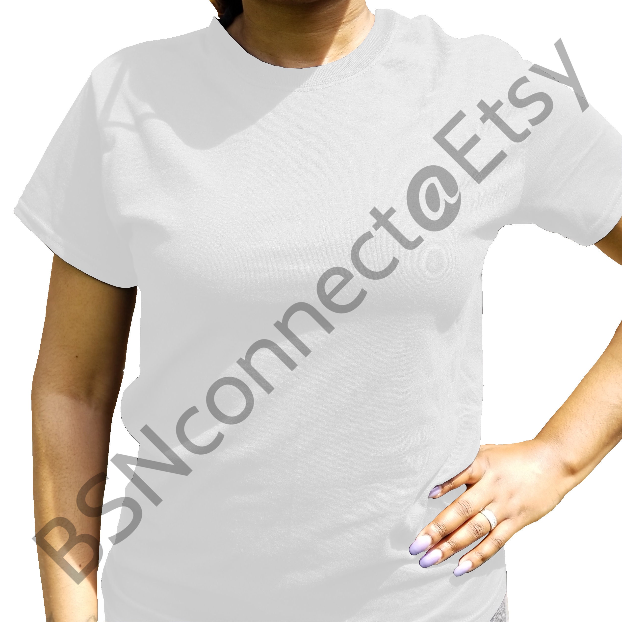 Download T Shirt Mockup Blank White T Shirt Blanks Black Model Female Etsy