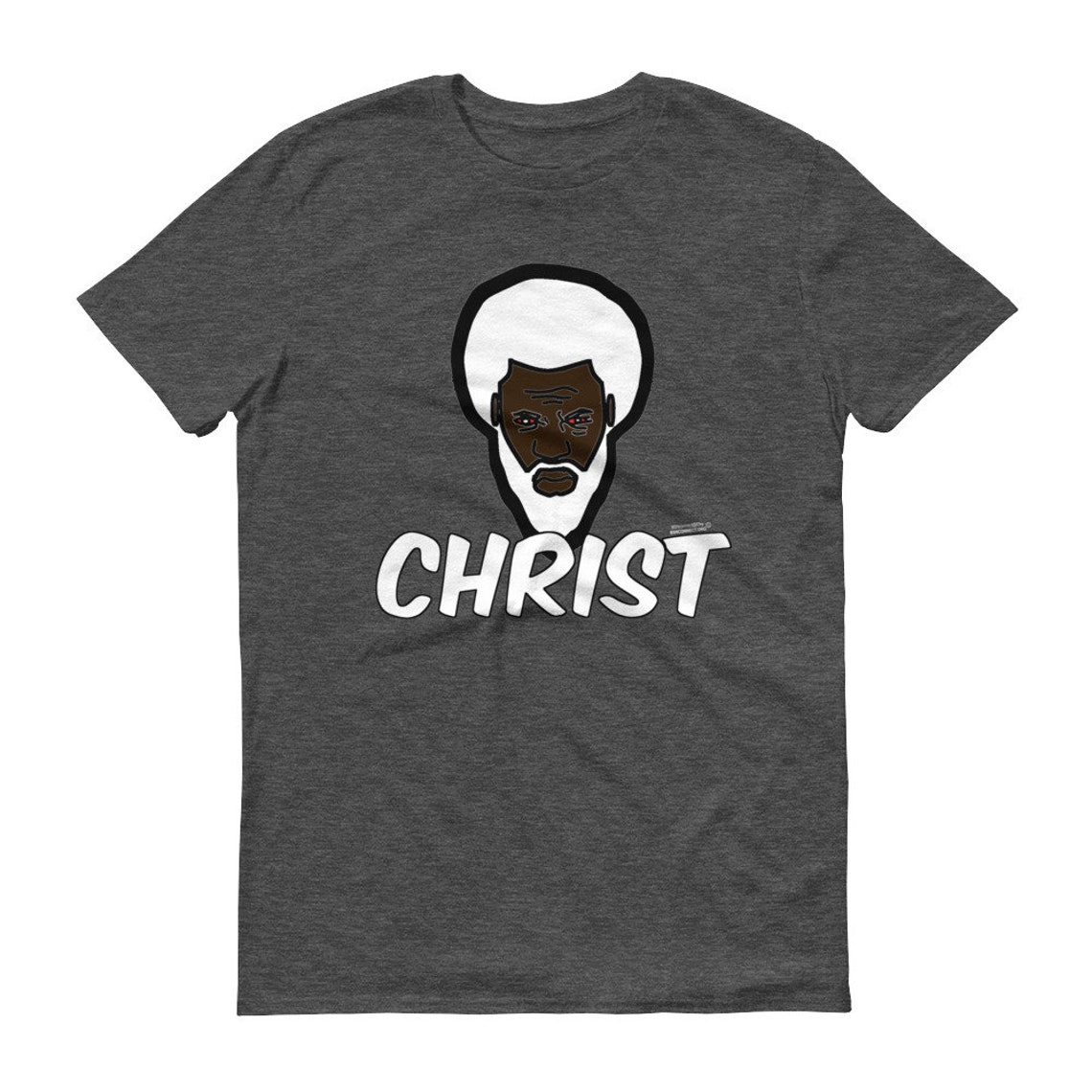 ALSTYLE Jesus Christ Print T-shirt, Men's XL cotton black type Vintage Second Hand