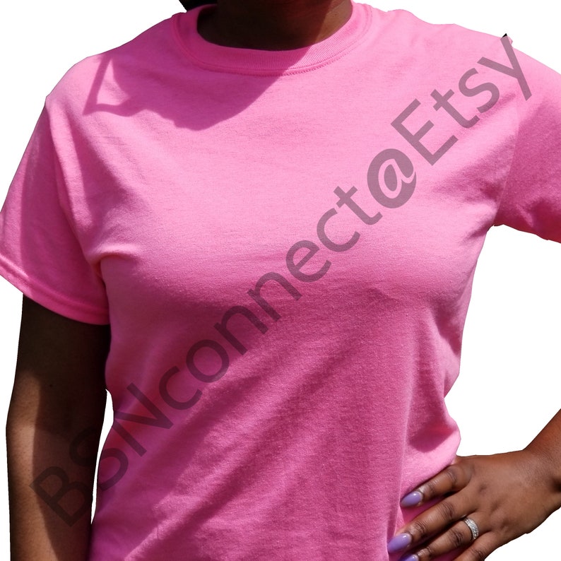 T Shirt Mockup Blank Pink T Shirt Blanks Black Model ...
