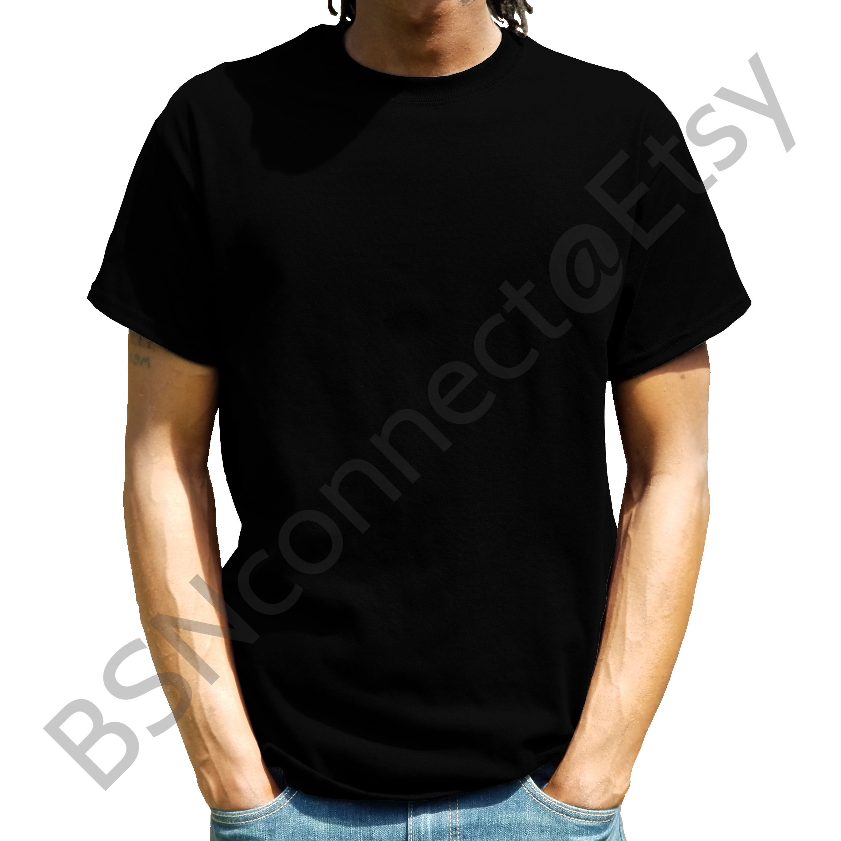 Download T Shirt Mockup Blank Black T Shirt Blanks Black Model Male ...