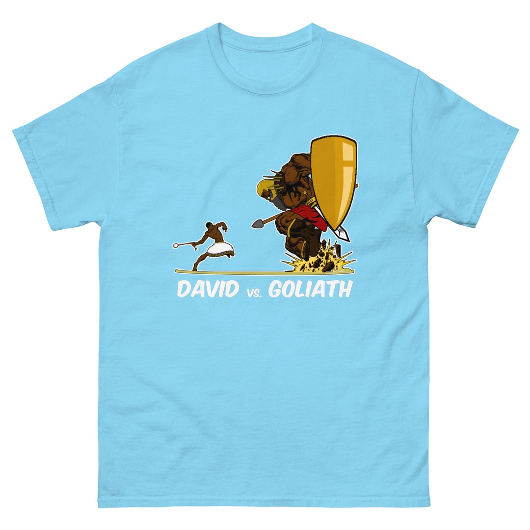 David and Goliath Unisex T Shirt Hebrew Israelite T Shirt Hebrew Shirts