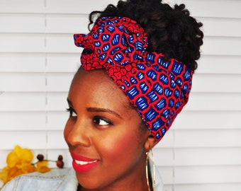 Yihana Wired Headband, Wired headwraps, Head Scarf for women, turbans, boho headband, Ankara headwrap, African headbands