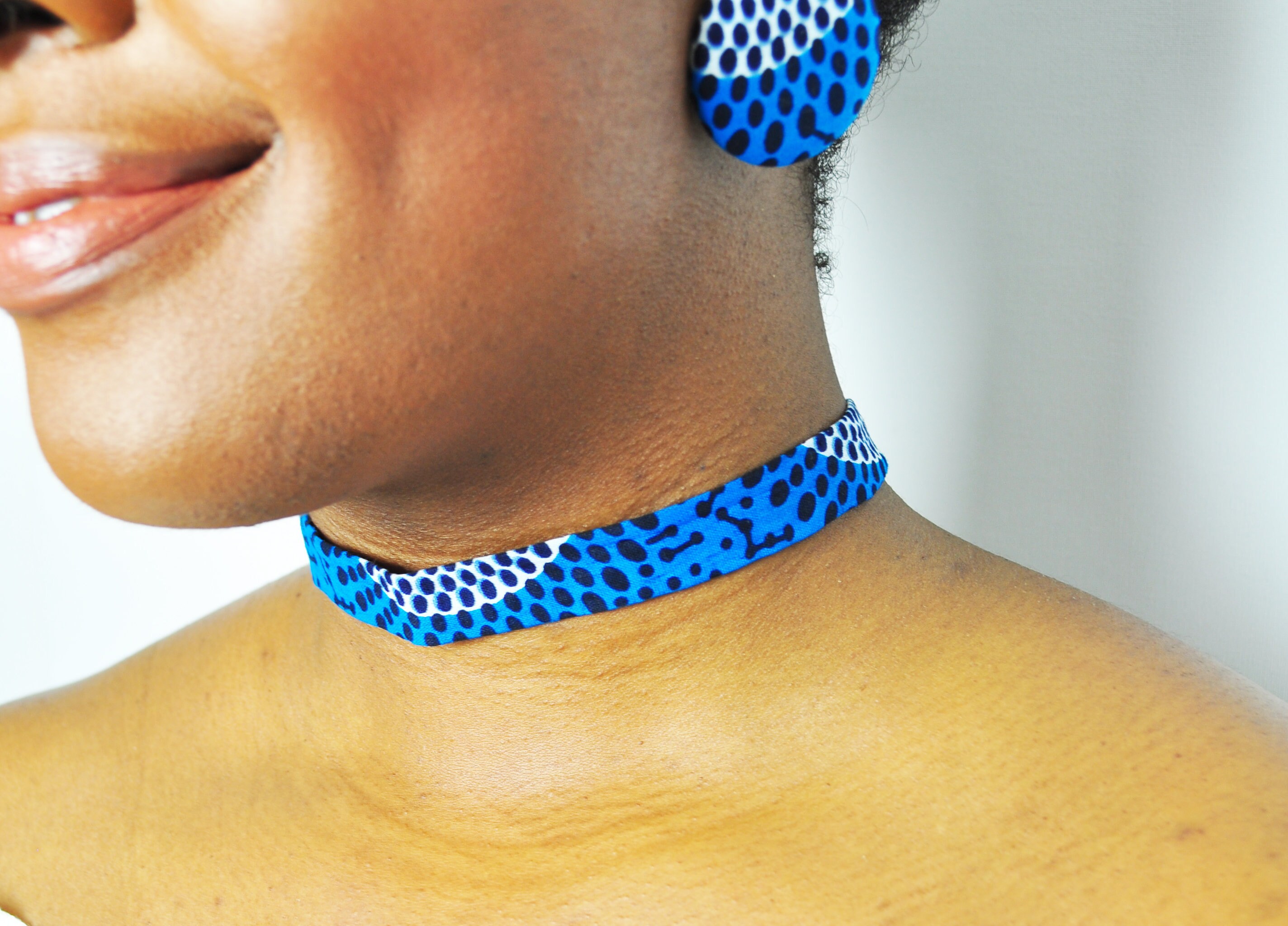 African print choker clearance