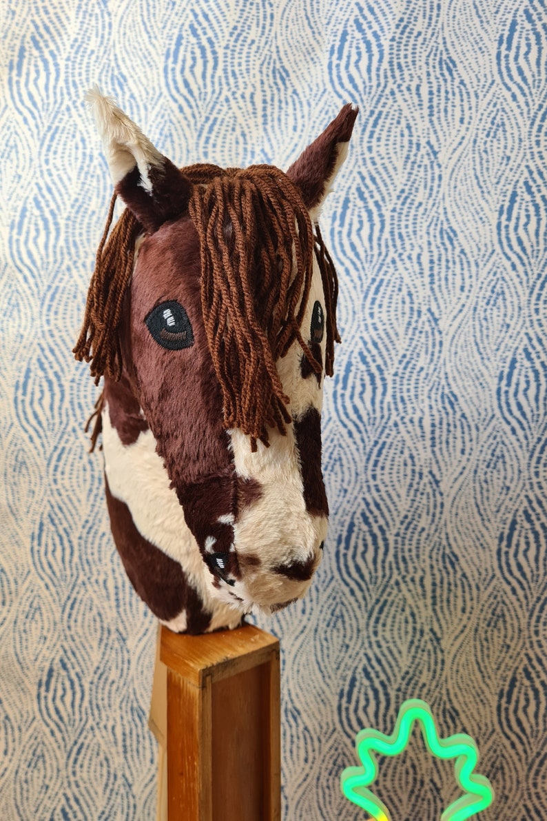 Hobby Horse / Schecke Steckenpferd / Western Paint Horse / Etsy