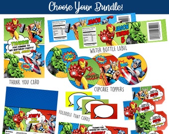 Avengers Printables Etsy