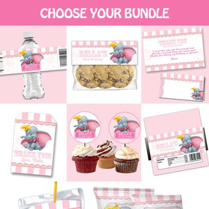 Dumbo Invitations For Girls Dumbo Birthday Invitation Dumbo Etsy