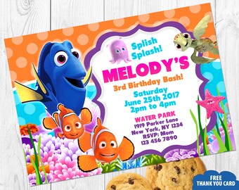 Nemo Invitation Etsy