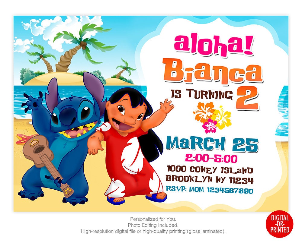 lilo-and-stitch-stitch-invitations-lilo-and-stitch-luau-party-etsy