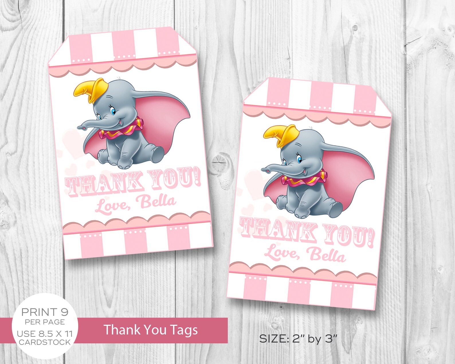Dumbo Party Printables Dumbo Birthday Favors and Decor Dumbo - Etsy