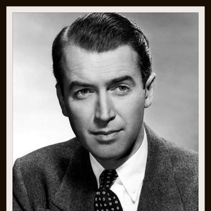 Vintage Historic Reproduction Photo Movie Star Photo James Stewart  Unframed