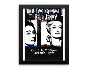 What Ever Happened To Baby Jane Framed Movie Poster