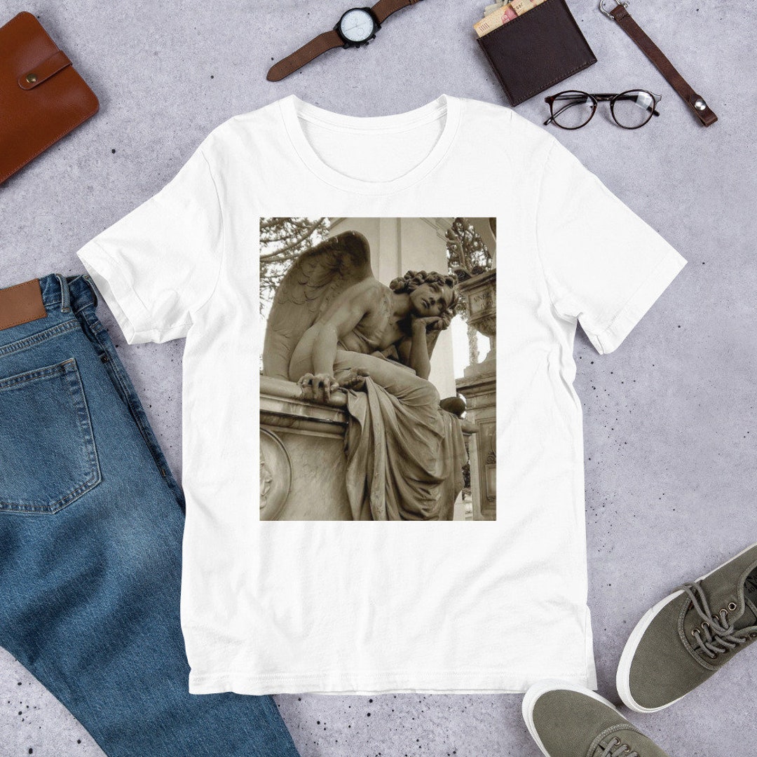 Angel Statue Short-sleeve Unisex T-shirt - Etsy
