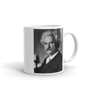 Mark Twain Quote &quot;The Secret to Getting Ahead&quot;  Mug,  Mark Twain Coffee Mug