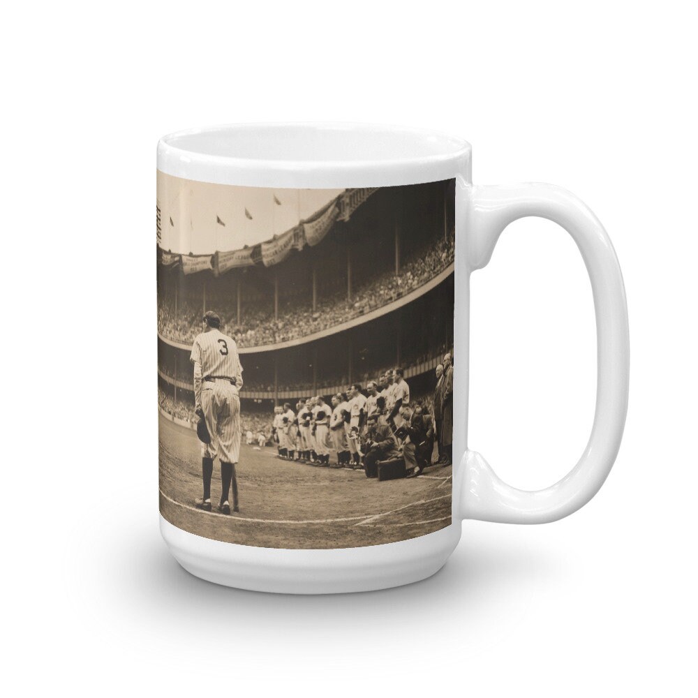 Vintage Historic Reproduction Photo Babe Ruth Mug, Vintage Baseball ...
