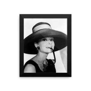 Audrey Hepburn Framed Poster