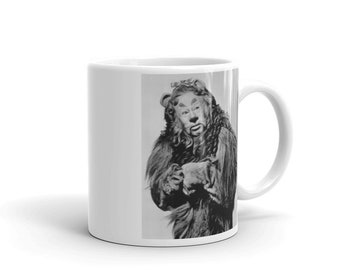 Wizard of Oz Cowardly Lion Mug, Oz Movie Mug, Cowardly Lion Coffee Mug, Oz Coffee Mug
