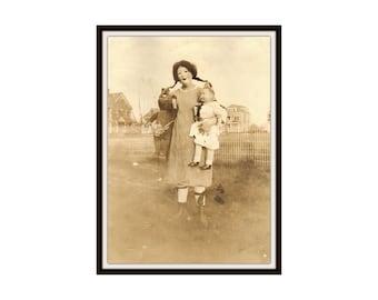 Gruseliges Halloween Vintage Historische Reproduktion Foto Halloween ungerahmt, Halloween Wanddeko, Vintage Foto