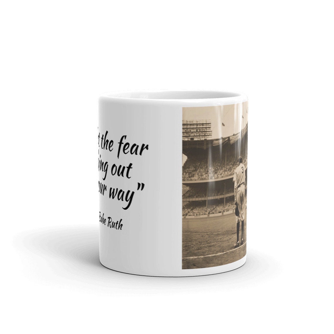 Vintage Historic Reproduction Photo Babe Ruth Mug, Vintage Baseball ...