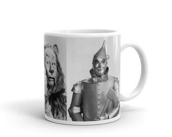 Wizard of Oz Cast Scarecrow, Lion and Tin Man Mug