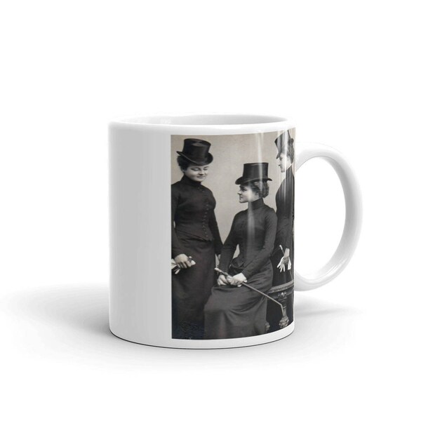 Vintage Photo "Ladies in Riding Habbits" Mug, Coffee Mug, Horse Lovers Mug