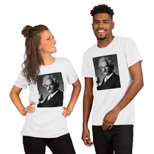 Mark Twain Portrait  T-shirt Short-Sleeve Unisex T-Shirt
