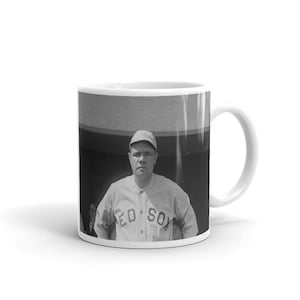 Vintage Historic Reproduction Photo Babe Ruth Mug, Vintage Baseball Photo Mug, Historic Photo Mug, Historic Baseball MugBabe Ruth Mug