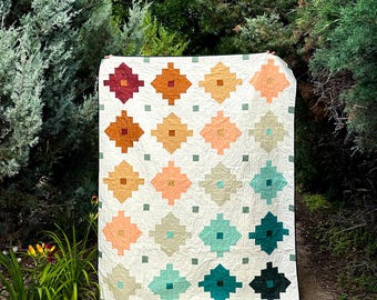 Hatchling Quilt Pattern: Modern Geometric Design (PDF Pattern)