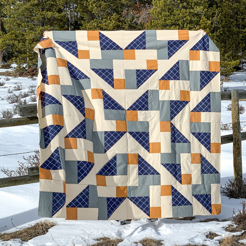 Miss Direction Quilt Pattern A 3-in-1 Modern - Etsy