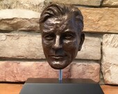 James T. Kirk - Star Trek Enterprise - fine art bronze portrait for wall or door knocker