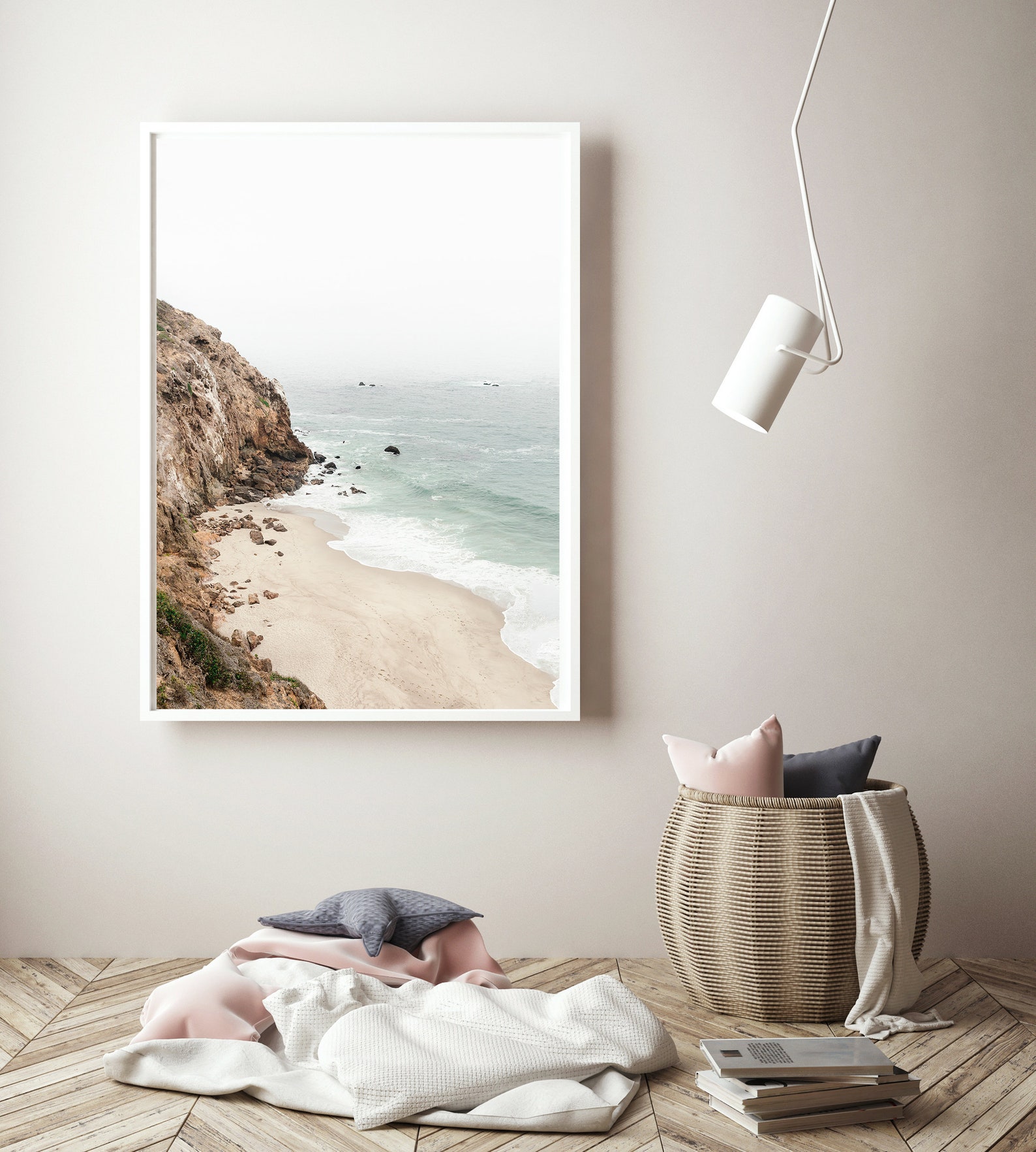Coastal Wall Art Digital Download Boho Beach Wall Decor Etsy