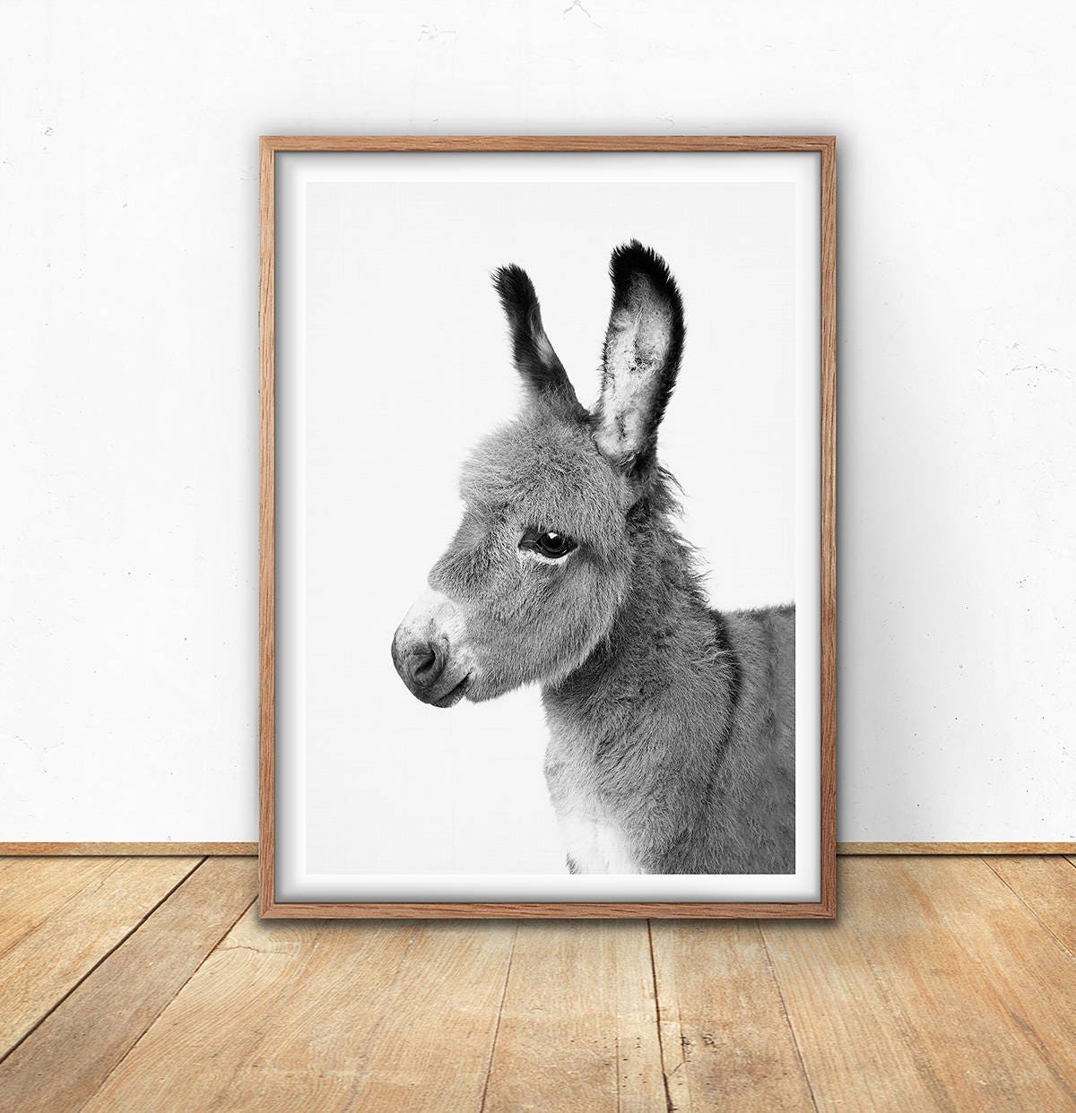 Donkey Print Boho Nursery Art Digital Wall Art Printable Etsy